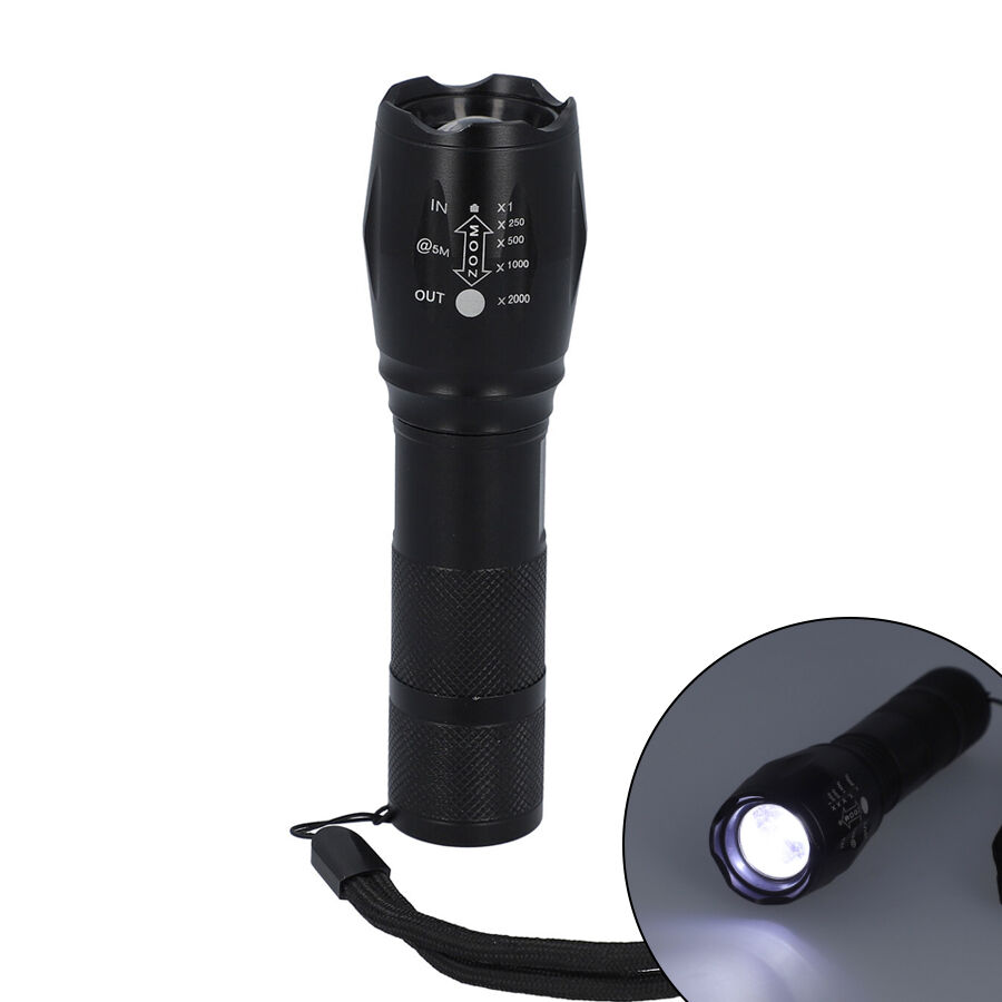 Portable Waterproof LED Flashlight Aluminium Small Electric Torch High Power 