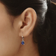 Australian Boulder Opal (Ovl) Lever Back Earrings in Platinum Overlay Sterling Silver 1.77 Ct.