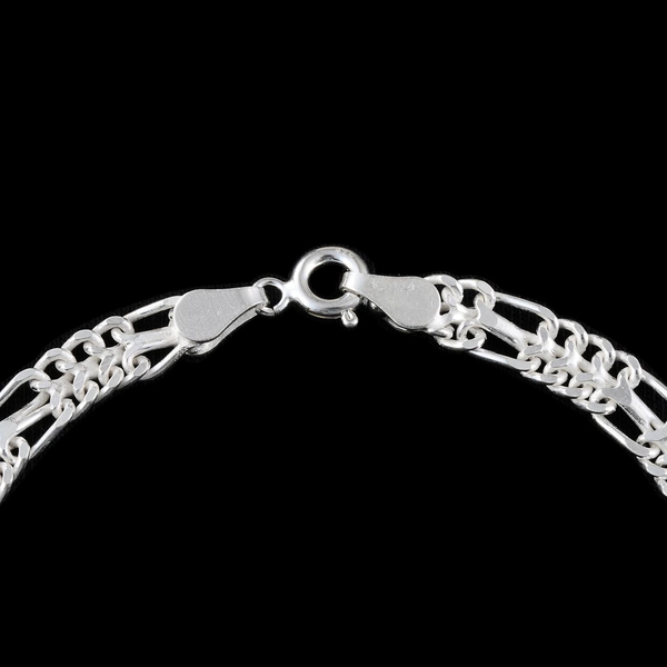 Sterling Silver Bracelet (Size 7.5), Silver wt 7.15 Gms.