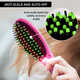 Procabello: Hair Straightening Brush Heated Ceramic Straightener Comb - Pink