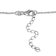 Turkizite and Natural Cambodian Zircon Necklace (Size - 18 with 2 inch Extender) with Lobster Clasp in Platinum Overlay Sterling Silver 1.10 Ct, Silver Wt. 5.03 Gms