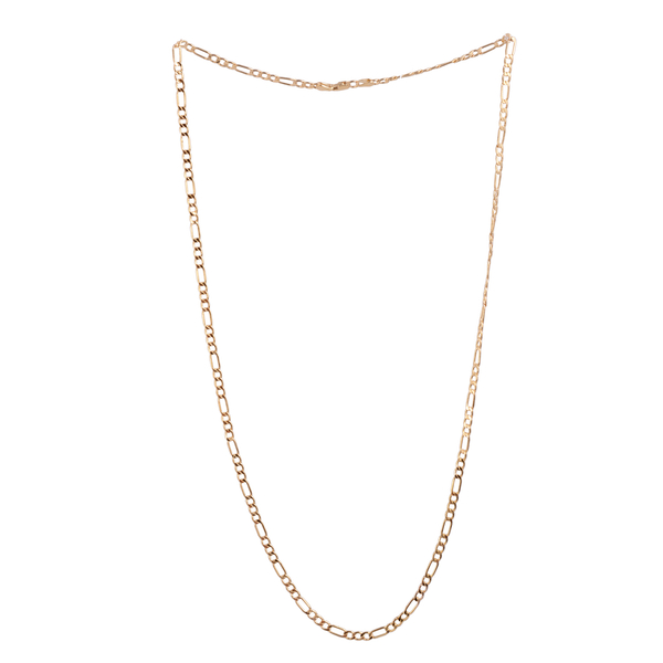 Close Out Deal 14K Y Gold Figaro Chain (Size 24), Gold wt 5.28 Gms.