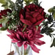 Bayswood Roses Flower Arrangement in Vase - (Size 38cm)