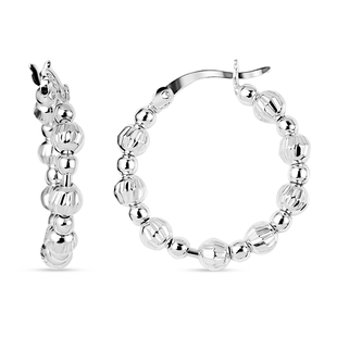 Hatton Garden Close Out Deal- Sterling Silver Hoop Earrings With Clasp