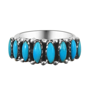 Santa Fe Collection - Turquoise Ring in Sterling Silver 3.28 Ct.