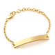 14K Gold Overlay Sterling Silver Bracelet (Size 6)