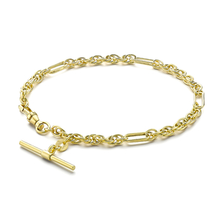 9K Yellow Gold  Bracelet,  Gold Wt. 4.1 Gms