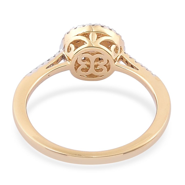 ILIANA 18K Yellow Gold 0.50 Carat Diamond Engagement Ring IGI Certified SI G-H.