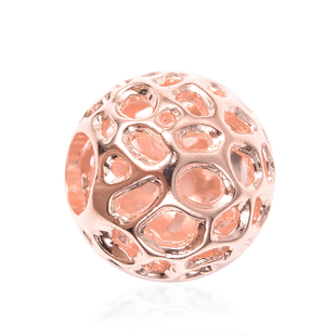 RACHEL GALLEY Globe Charm Pendant in Rose Gold Plated Silver