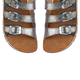 LOTUS Turin Triple Adjustable Strap Flat Mule Sandals (Size 3) - Black/Pewter