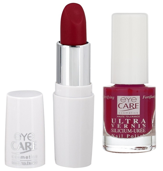 Eyecare cosmetics- Bronze Lip colour 635, Ultra silicon nail enamel 1535