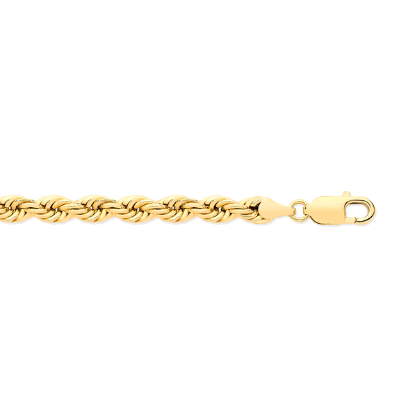 One Time Close Out Deal- 9K Yellow Gold Rope Necklace (Size - 26) With Lobster Clasp, Gold Wt. 14.71