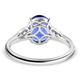 RHAPSODY 950 Platinum AAAA Tanzanite and Diamond (VS/E-F) Ring 3.30 Ct.