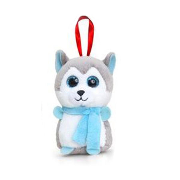 Keel Toys - Blue, White and Grey Colour Fox Toy (Size 10 Cm)