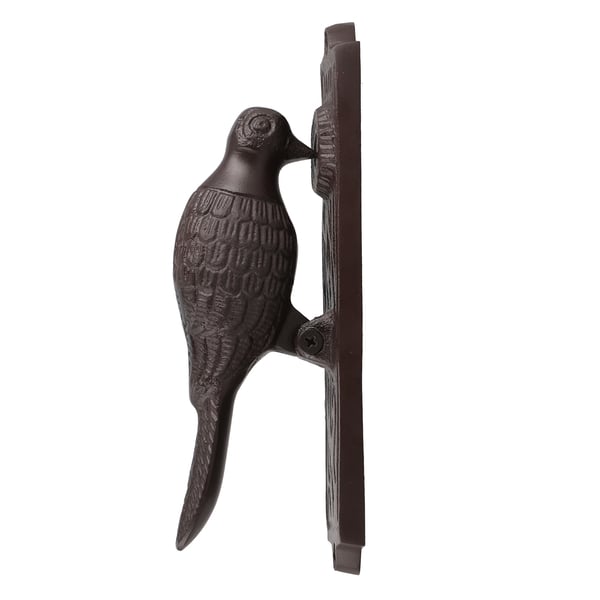 Woodpecker Door Knocker (Size 15x7x5 Cm) - Brown