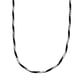 NY Close Out Deal - Black-White Plating Sterling Silver Chain (Size - 30) With Lobster Clasp, Silver Wt. 5.00 Gms