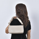 PASSAGE Baguette Bag with Shoulder Strap (Size 27X15X7 Cm) - Beige