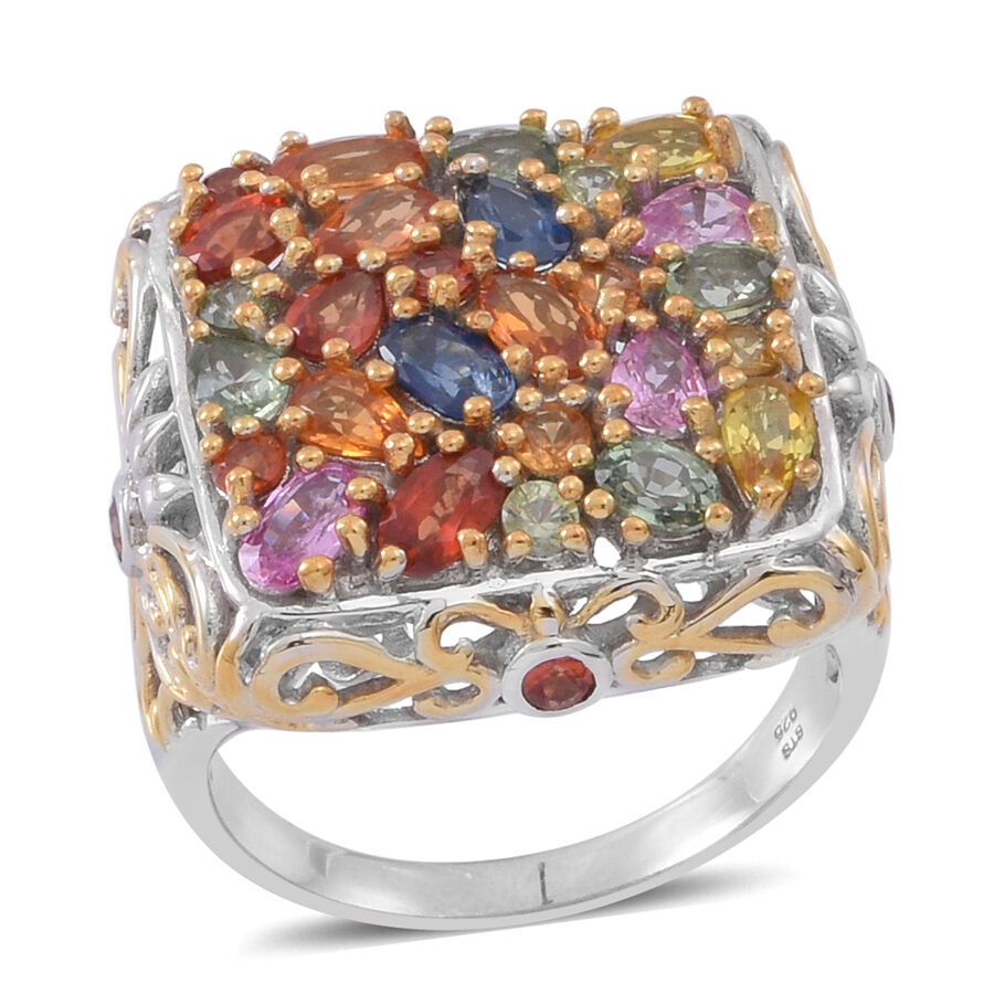 Sunset Sapphire (Ovl), Orange Sapphire, Green Sapphire, Pink Sapphire, Yellow Sapphire, Madagascar B