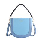 PASSAGE Saddle/Hobo Bag with Detachable Long Strap (Size 26x24x8 Cm) - Sky Blue