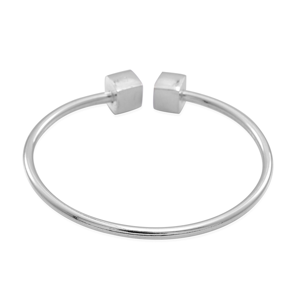 Thai Sterling Silver Bangle (Size 7.5), Silver wt 10.65 Gms.