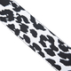 Stylish Leopard Pattern Woven Adjustable Strap with Lobster Clasp (Size 115x80 Cm) - Black & White