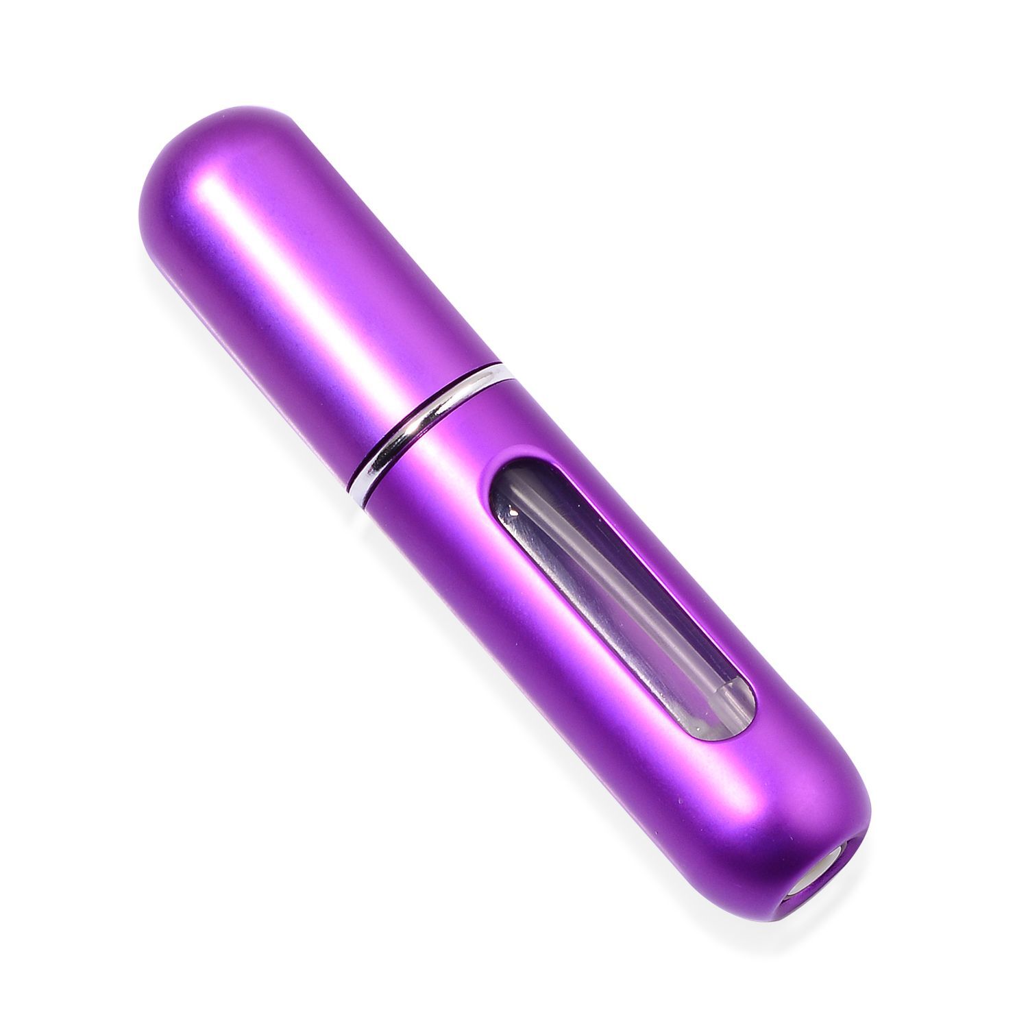 Set of 3 - Grey, Purple and Rose Colour Pocket Perfume (Size 8.8x1.7 Cm)