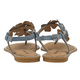 DUNLOP Rae Floral Embellished Sandals (Size 3) - Dusky Blue