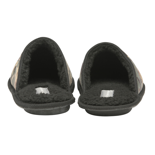Dunlop Mens Camo Slipper Mules Small (Size 7-8)