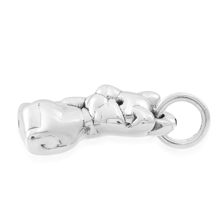 Thai Sterling Silver Cat Pendant, Silver wt 2.05 Gms.