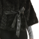 19V69 ITALIA by Alessandro Versace Soft Jacket with Ribbon (Size S/M) - Black