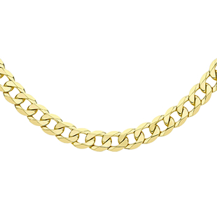 Hatton Garden Close Out Deal - 9K Yellow Gold Curb Chain (Size - 22), Gold Wt. 36.00 Gms