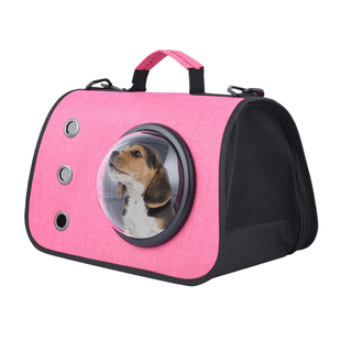 Pet Bag with Shoulder Strap - Pink