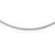 Hatton Garden Close Out Deal- RHAPSODY 950 Platinum Curb Chain (Size 22) with Lobster Clasp, Platinu