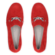 Caprice Suede Leather Buckle detailing Loafers (Size 5)- Red