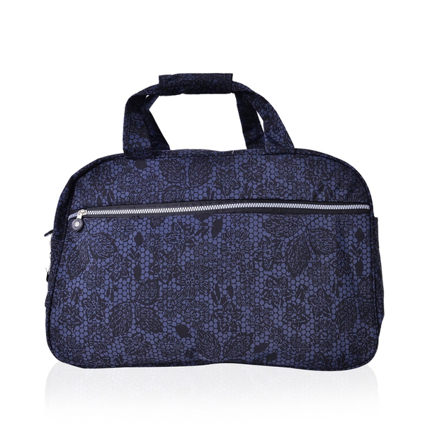 Lightweight Water Resistant Weekend Travel Bag with Adjustable Shoulder Strap (Size 47X31X20 Cm)