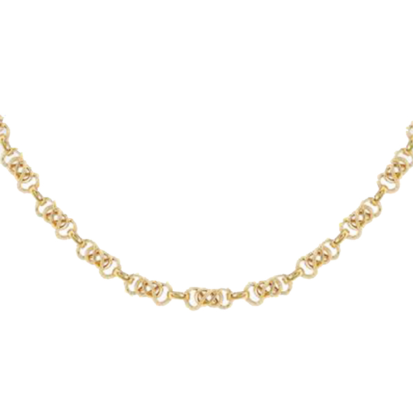 Hatton Garden Close Out Deal- 9K Yellow Gold Celtic Chain (Size - 20) with (10mm) Lobster Clasp, Gold Wt. 9.00 Gms
