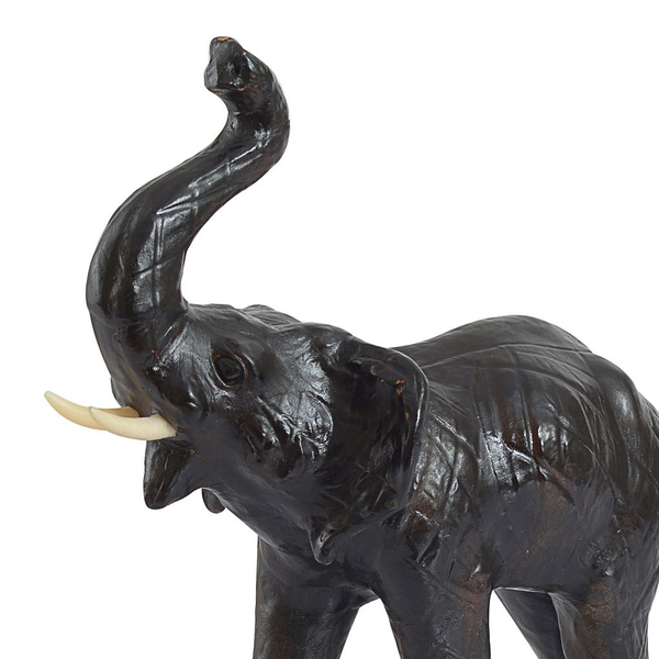 Made in India -  Handmade with Genuine Leather  Elephant Ornament