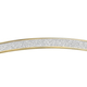 9K Yellow Gold Stardust Bangle (Size 7.5) Gold Wt 2.30 Gms