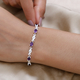 Amethyst Bracelet (Size 6.5 With 2 inch Extender) in Sterling Silver 3.32 Ct.