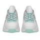 Mint & White Trainers with Lace Detail (Size 3)