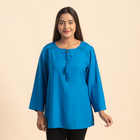 TAMSY 100% Viscose Top (Size 20) - Blue