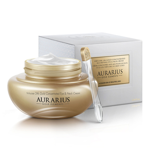 Aurarius: Virtuose 24k Gold Concentrated Age-Defying Eye, Face & Neck Cream - 60ml