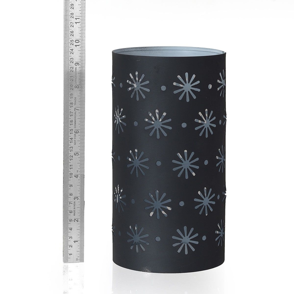 (Option 3) Metal Candle Holder with Flower Cut Work
