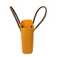 Italian O Handbag with Shoulder Strap (Size:30x31x10Cm) - Yellow & Brown