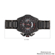 GENOA Black Dial 3 ATM Water Resistant Watch in Black Colour Chain Strap