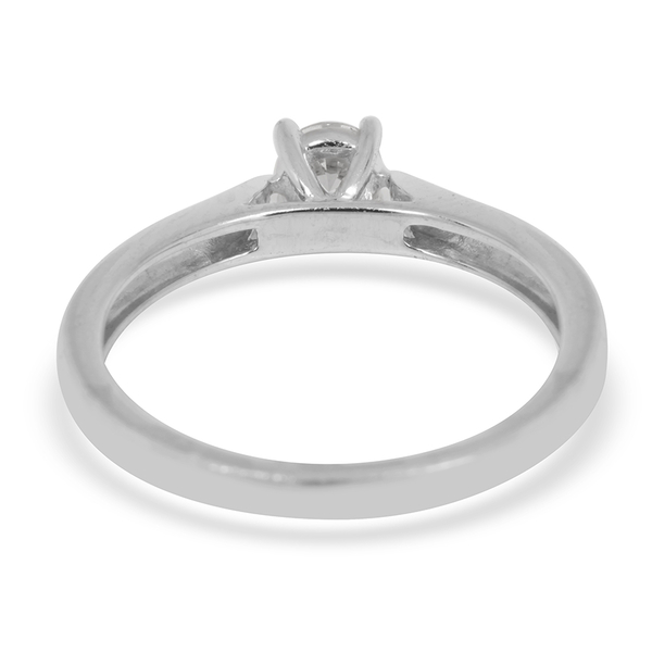 RHAPSODY 950 Platinum IGI Certified Diamond (Rnd) (VS/F) Solitaire Engagement Ring 0.250 Ct.