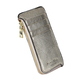 SENCILLEZ 100% Genuine Leather Multi Purpose Purse with Zipper Closure (Size 15x9 Cm) - Gold