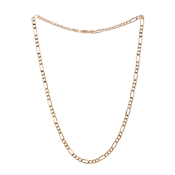 Close Out Deal 14K Y Gold Figaro Chain (Size 20), Gold wt 7.05 Gms.