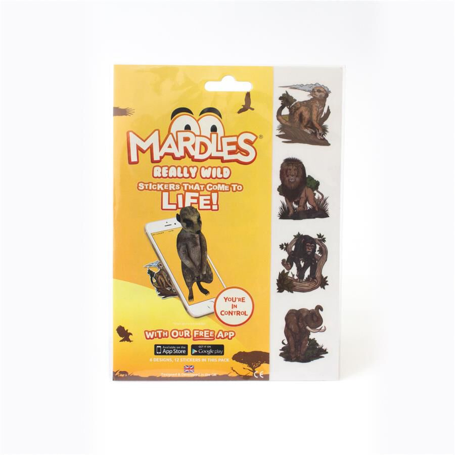 (Option 2) Cuties Duo Pack Includes 24 Mardles Stickers (12 each of Cuties and Really Wild) .