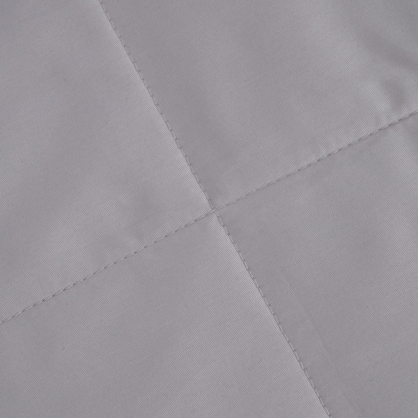 Deluxe Range 100% Mulberry Silk Quilt with 100% Cotton Cover - Light Grey (Size King)